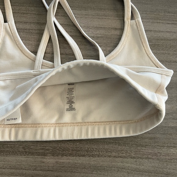 Beyond Yoga Heather Rib Criss Cross Bra - Picture 5 of 7